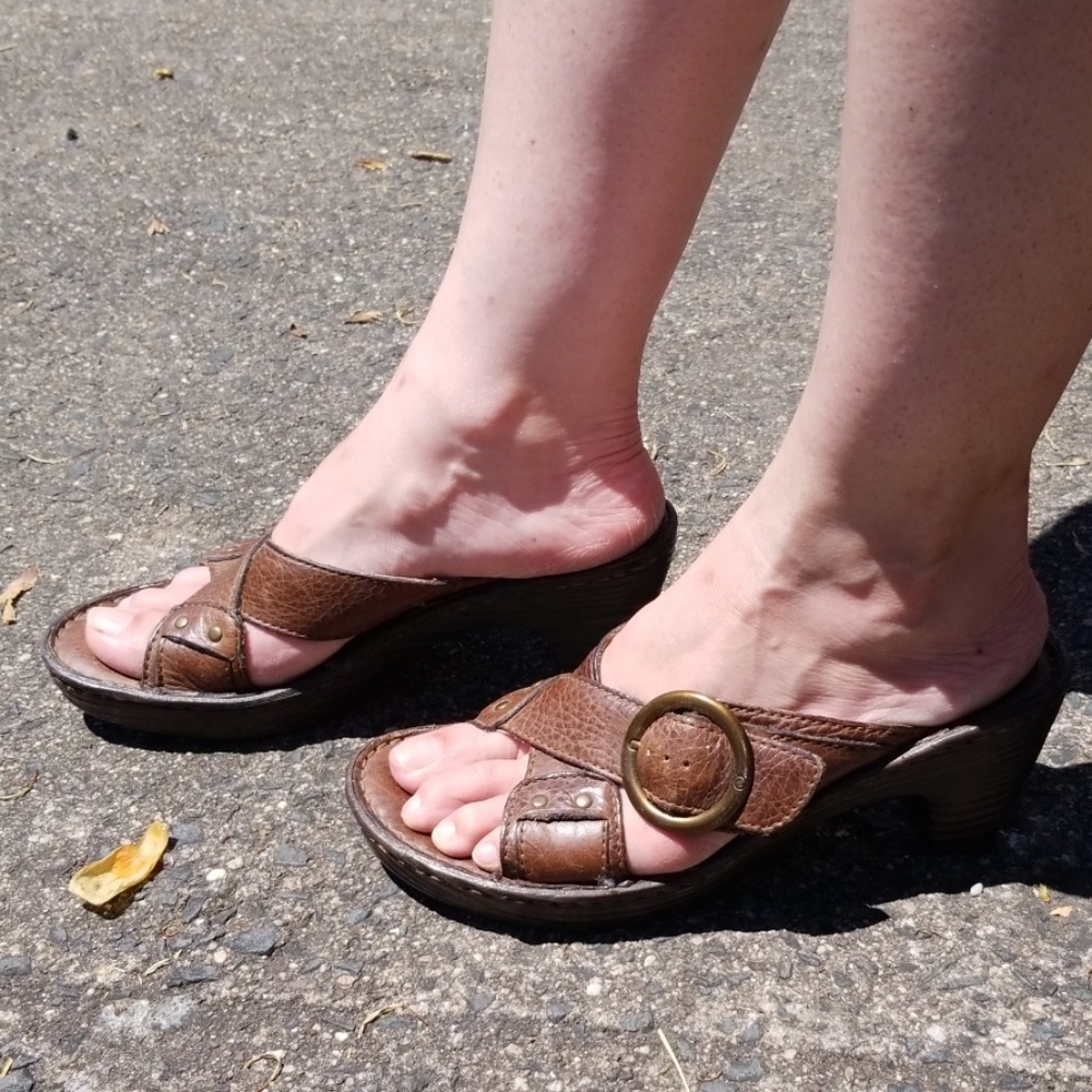 Born heeled sandals
